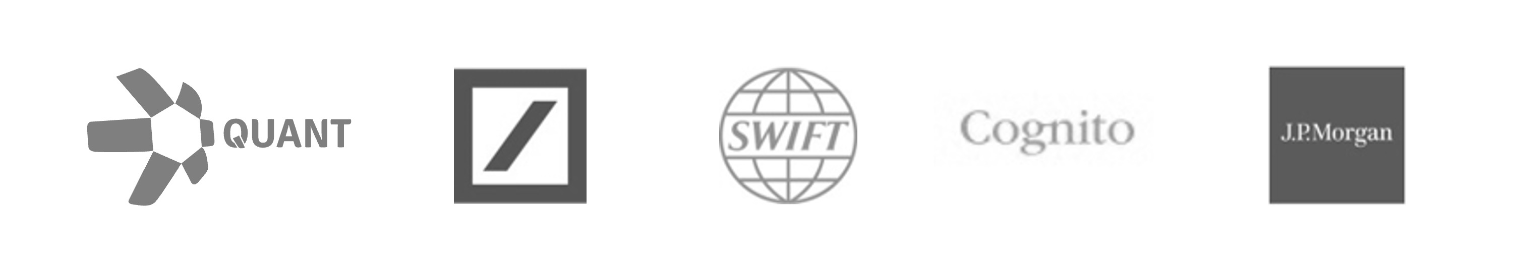 Previous employers: Quant, Deutsche Bank, SWIFT, Cognito, J.P. Morgan