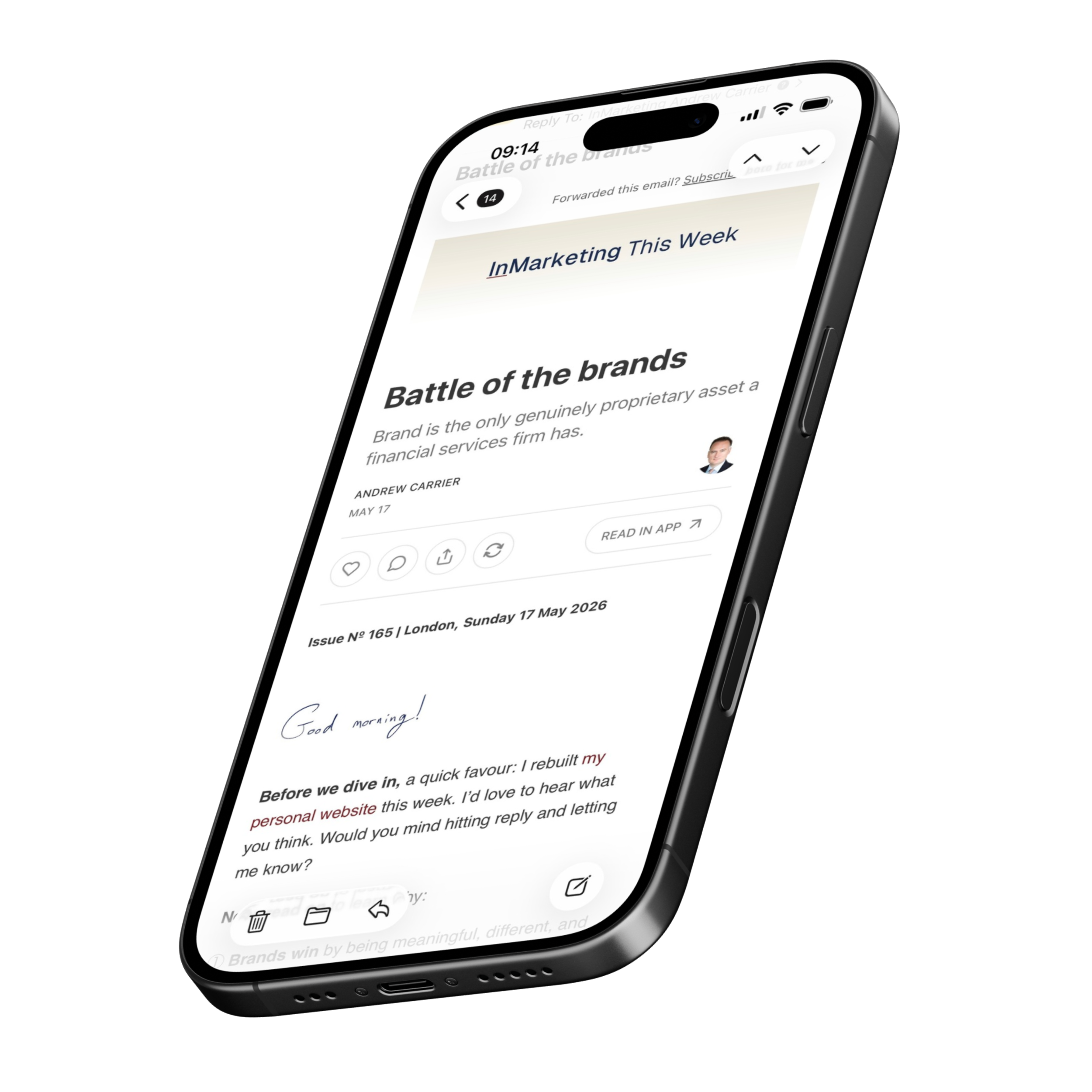 InMarketing This Week on iPhone